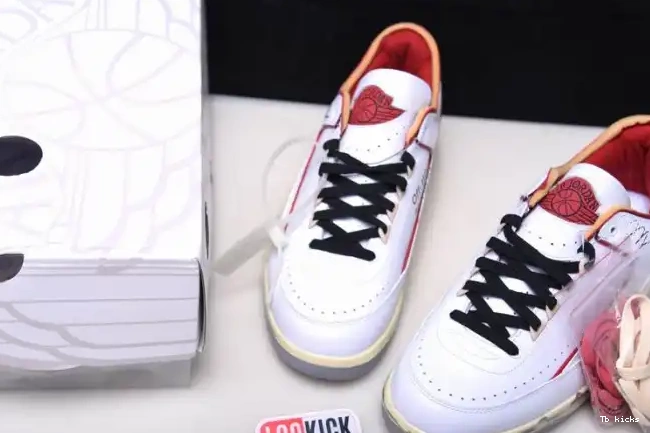 Rep TBK Low Red SP Retro White 2 Off-White Jordan DJ4375-106 0427